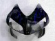 Carenado Moto CBR 600 RR 2003-2004 - Negro con Azul Llama Carenado Moto CBR 600 RR 2003-2004 - Negro con Azul Llama