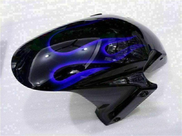 Carenado Moto CBR 600 RR 2003-2004 - Negro con Azul Llama Carenado Moto CBR 600 RR 2003-2004 - Negro con Azul Llama