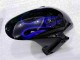 Carenado Moto CBR 600 RR 2003-2004 - Negro con Azul Llama Carenado Moto CBR 600 RR 2003-2004 - Negro con Azul Llama