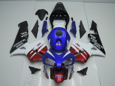 Carenado Moto CBR 600 RR 2003-2004 - Oscuro Rojo Azul