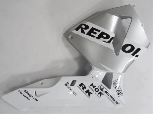Carenado Moto CBR 600 RR 2003-2004 - Plata Blanco Negro Repsol Carenado Moto CBR 600 RR 2003-2004 - Plata Blanco Negro Repsol