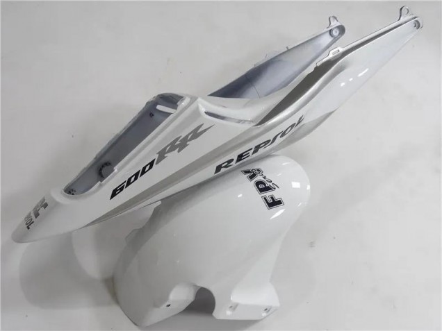 Carenado Moto CBR 600 RR 2003-2004 - Plata Blanco Negro Repsol Carenado Moto CBR 600 RR 2003-2004 - Plata Blanco Negro Repsol