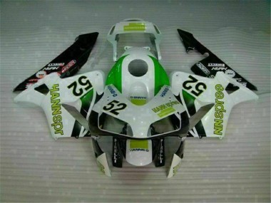Carenado Moto CBR 600 RR 2003-2004 - Verde Blanco Negro