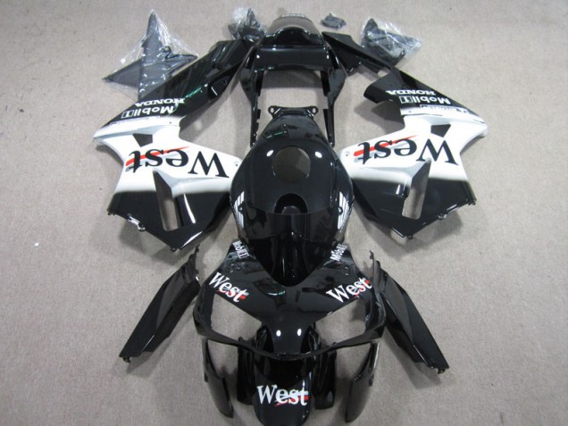 Carenado Moto CBR 600 RR 2003-2004 - West Blanco Negro