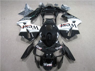 Carenado Moto CBR 600 RR 2005-2006 - Negro Blanco West