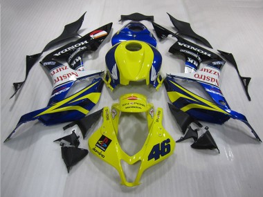 Carenado Moto CBR 600 RR 2007-2008 - Amarillo Azul 46
