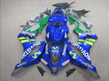 Carenado Moto CBR 600 RR 2007-2008 - Azul Blanco Movistar
