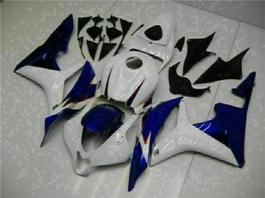 Carenado Moto CBR 600 RR 2007-2008 - Blanco Azul