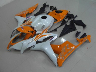 Carenado Moto CBR 600 RR 2007-2008 - Blanco Perla Naranja