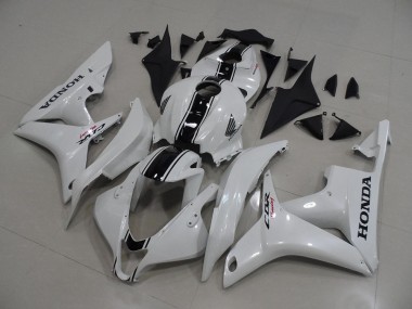 Carenado Moto CBR 600 RR 2007-2008 - Blanco Perla con Negro Raya