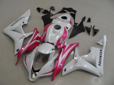Carenado Moto CBR 600 RR 2007-2008 - Blanco Perla con Rosa