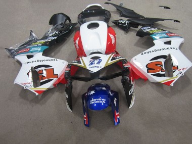 Carenado Moto CBR 600 RR 2007-2008 - Blanco Rojo Azul