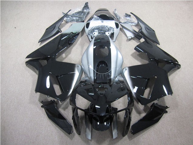 Carenado Moto CBR 600 RR 2007-2008 - Negro Plata Carenado Moto CBR 600 RR 2007-2008 - Negro Plata