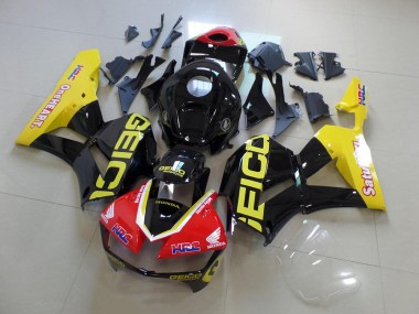Carenado Moto CBR 600 RR 2013-2021 - Amarillo Negro Geico