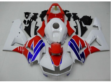 Carenado Moto CBR 600 RR 2013-2021 - Blanco Azul Rojo