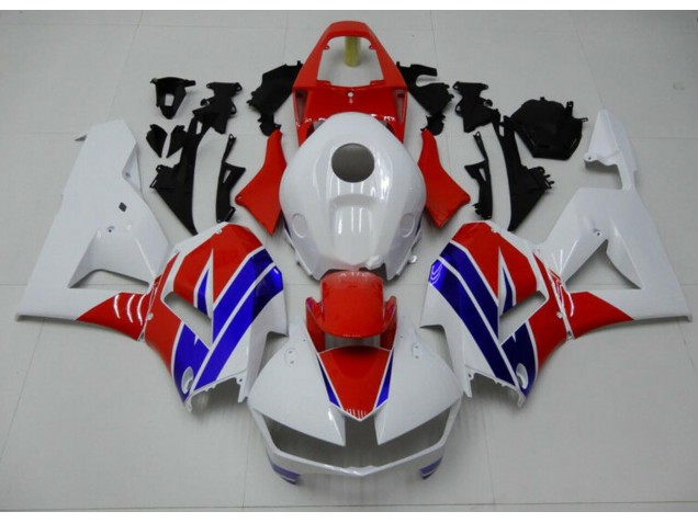Carenado Moto CBR 600 RR 2013-2021 - Blanco Azul Rojo