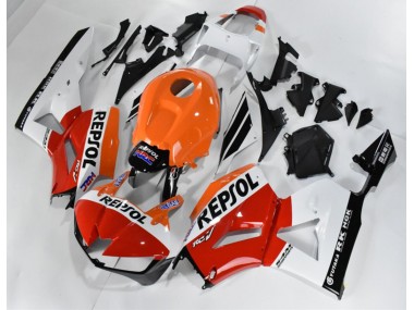Carenado Moto CBR 600 RR 2013-2021 - Rojo Blanco Naranja Repsol