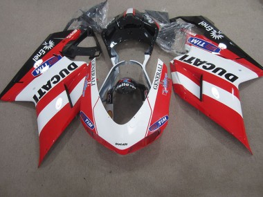 Carenado Moto Ducati 1098 2007-2014 - Rojo Blanco Generali Tim