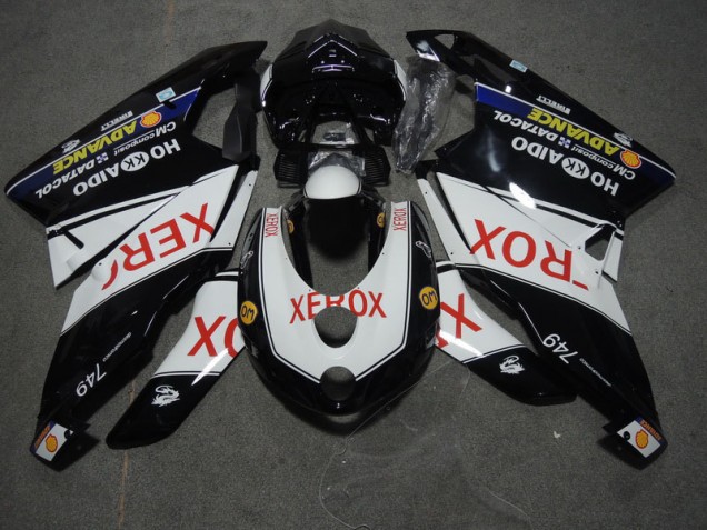 Carenado Moto Ducati 749 2005-2006 - Negro Blanco Xerox