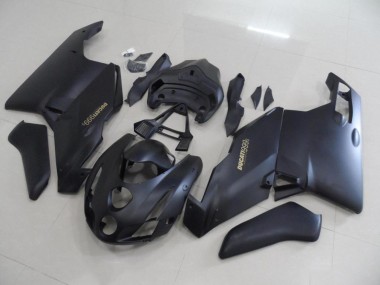 Carenado Moto Ducati 749 999 2003-2004 - Negro Mate Oro Calcomanías