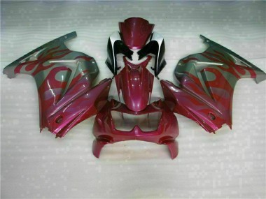 Carenado Moto EX250 2008-2012 - Púrpura Rojo