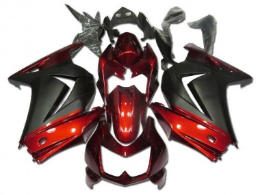 Carenado Moto EX250 2008-2012 - Rojo Gris