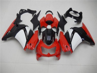 Carenado Moto EX250 2008-2012 - Rojo Negro Blanco