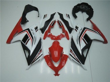 Carenado Moto EX300 2013-2016 - Rojo Blanco Negro