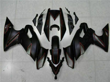 Carenado Moto EX650 2009-2011 - Negro Rojo