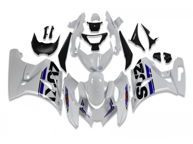 Carenado Moto GSXR 1000 2017-2023 - Blanco Azul Carenado Moto GSXR 1000 2017-2023 - Blanco Azul