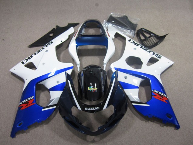 Carenado Moto GSXR 1000 K1 2000-2002 - Blanco Azul Carenado Moto GSXR 1000 K1 2000-2002 - Blanco Azul