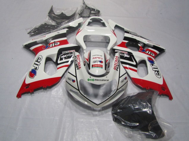 Carenado Moto GSXR 1000 K1 2000-2002 - Blanco Rojo Rizoma Playboy Carenado Moto GSXR 1000 K1 2000-2002 - Blanco Rojo Rizoma Playboy
