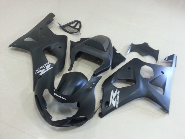 Carenado Moto GSXR 1000 K1 2000-2002 - Negro Mate con Plata GSXR Carenado Moto GSXR 1000 K1 2000-2002 - Negro Mate con Plata GSXR