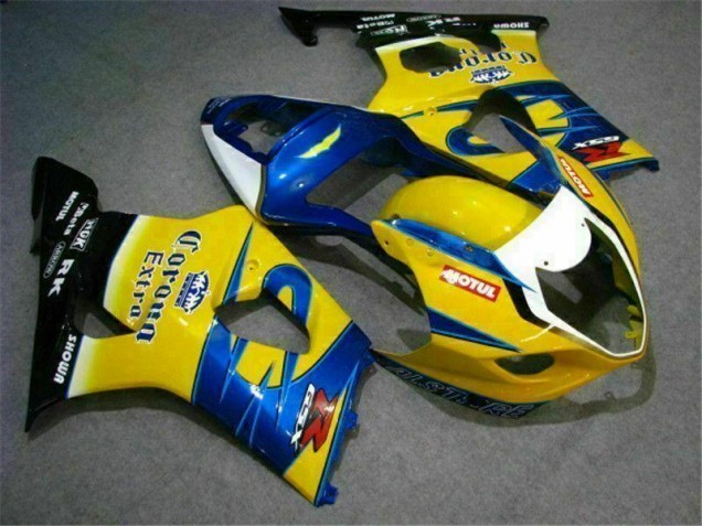 Carenado Moto GSXR 1000 K3 2003-2004 - Amarillo Azul Carenado Moto GSXR 1000 K3 2003-2004 - Amarillo Azul