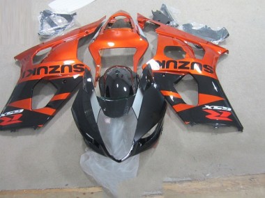 Carenado Moto GSXR 1000 K3 2003-2004 - Negro Naranja