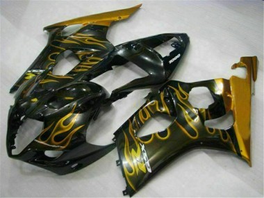 Carenado Moto GSXR 1000 K3 2003-2004 - Oro Negro