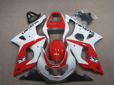 Carenado Moto GSXR 1000 K3 2003-2004 - Rojo Blanco