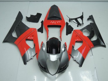 Carenado Moto GSXR 1000 K3 2003-2004 - Rojo & Gris