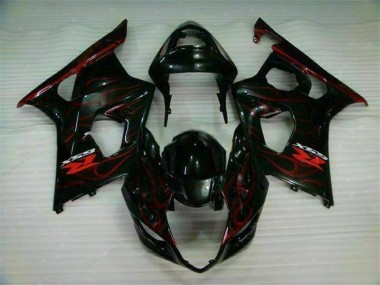 Carenado Moto GSXR 1000 K3 2003-2004 - Rojo Llama