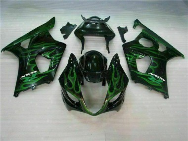 Carenado Moto GSXR 1000 K3 2003-2004 - Verde Negro