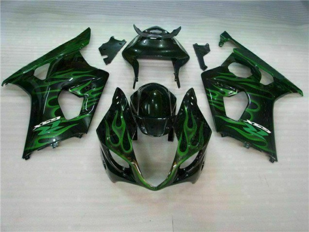 Carenado Moto GSXR 1000 K3 2003-2004 - Verde Negro Carenado Moto GSXR 1000 K3 2003-2004 - Verde Negro
