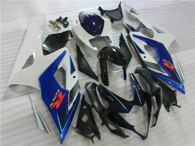 Carenado Moto GSXR 1000 K5 2005-2006 - Negro Azul Blanco