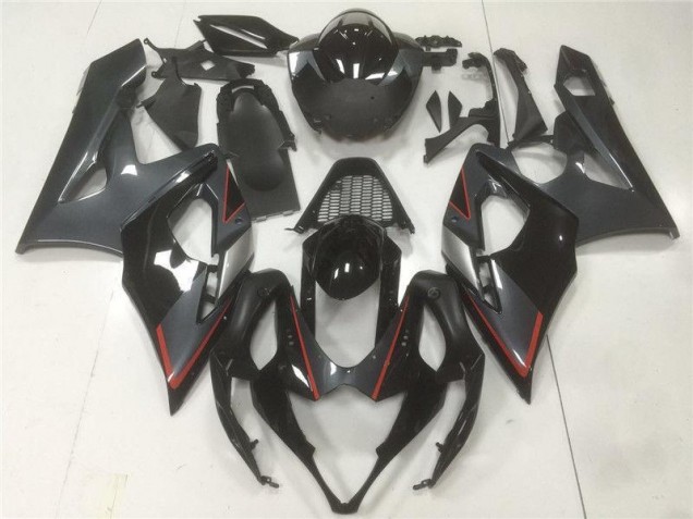 Carenado Moto GSXR 1000 K5 2005-2006 - Negro Gris Carenado Moto GSXR 1000 K5 2005-2006 - Negro Gris