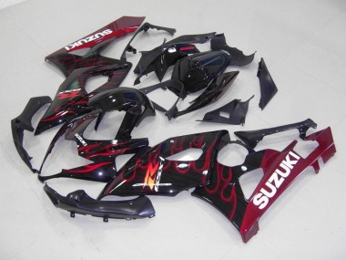Carenado Moto GSXR 1000 K5 2005-2006 - Rojo Llama