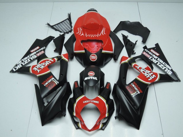 Carenado Moto GSXR 1000 K7 2007-2008 - Mate Lucky Strike Carenado Moto GSXR 1000 K7 2007-2008 - Mate Lucky Strike
