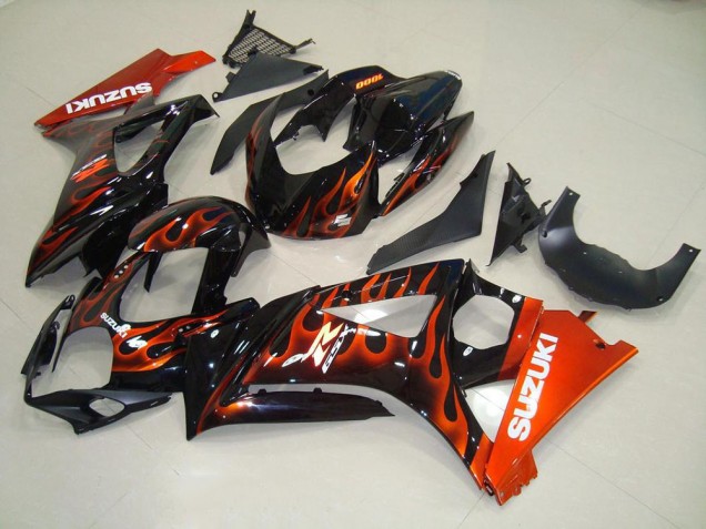 Carenado Moto GSXR 1000 K7 2007-2008 - Naranja Llama