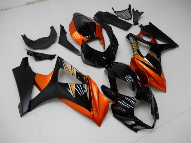 Carenado Moto GSXR 1000 K7 2007-2008 - Naranja Negro Carenado Moto GSXR 1000 K7 2007-2008 - Naranja Negro