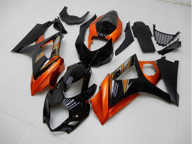 Carenado Moto GSXR 1000 K7 2007-2008 - Naranja Negro Carenado Moto GSXR 1000 K7 2007-2008 - Naranja Negro