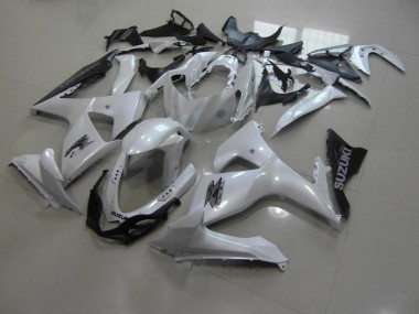Carenado Moto GSXR 1000 K9 2009-2016 - Blanco Perla & Negro