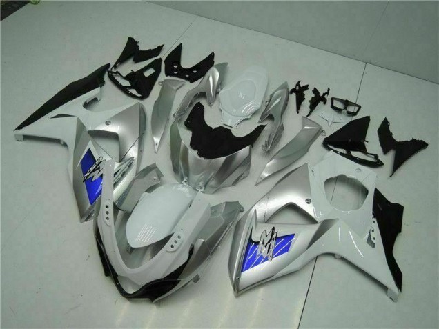 Carenado Moto GSXR 1000 K9 2009-2016 - Plata Blanco Carenado Moto GSXR 1000 K9 2009-2016 - Plata Blanco